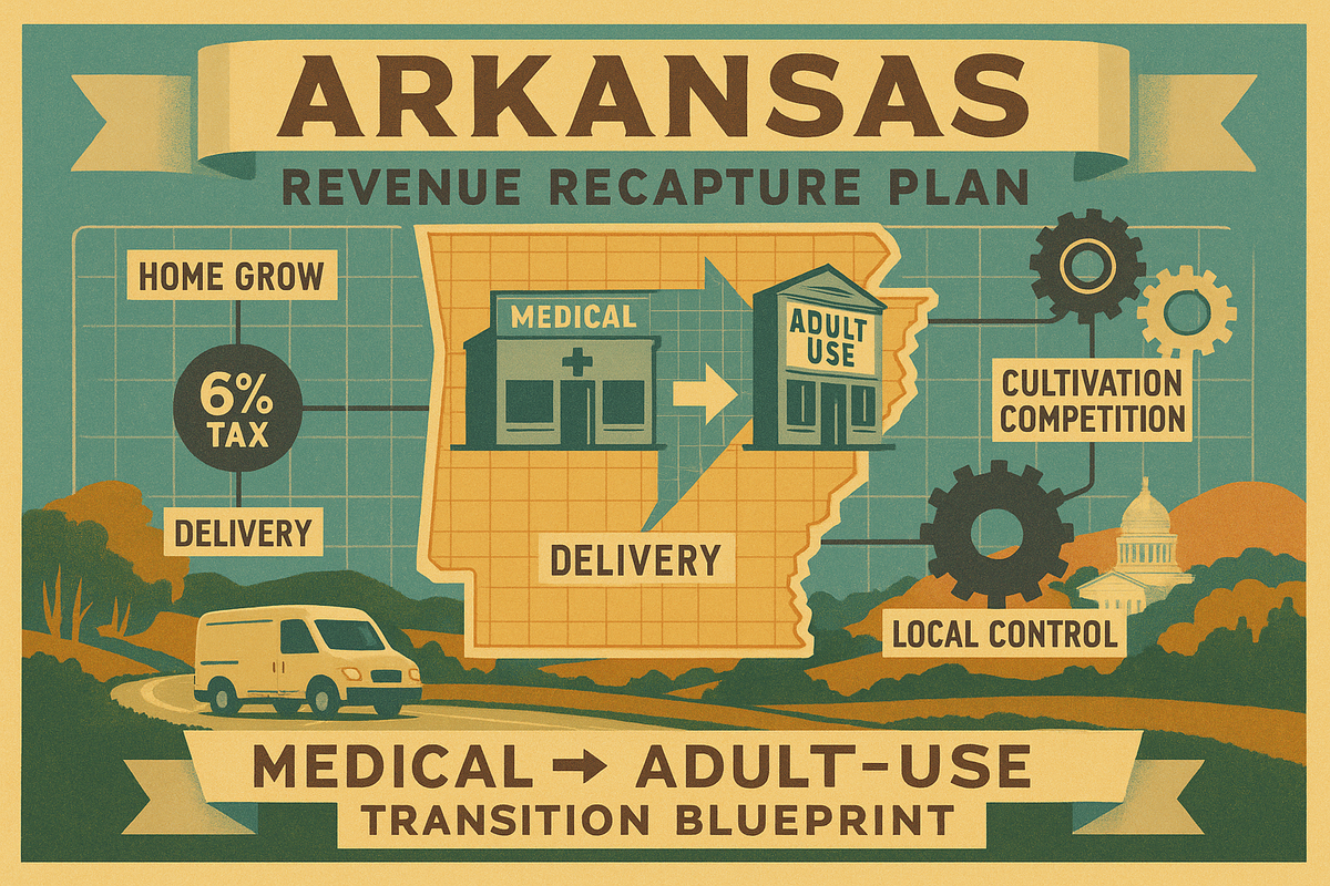 Arkansas Cannabis Market Analysis: Medical Success, Adult-Use Potential, and the Bible Belt Challenge